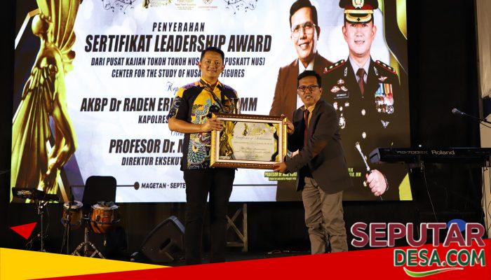 AKBP Raden Erik Raih Penghargaan “Innovative and Visionary Leader” di Malam Pisah Kenal