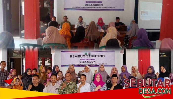 Rembuk Stunting Desa Sibon, Babinsa Ajak Masyarakat Peduli Kesehatan Anak