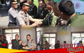 Jajaran Polres Pasuruan Datangi Makodim 0819 Rayakan HUT TNI ke-81