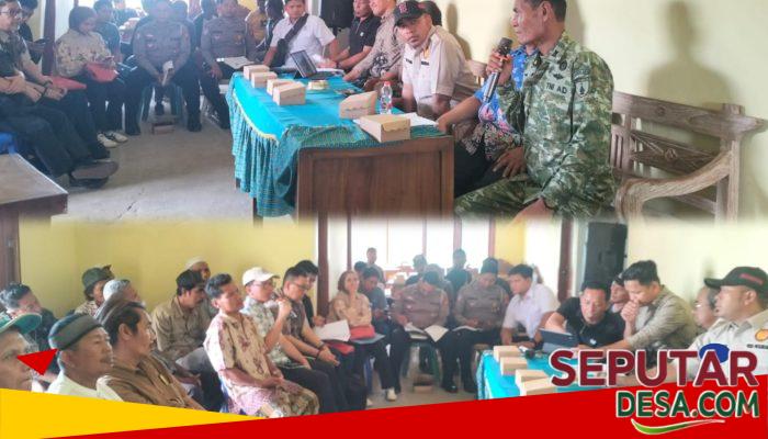 Danramil 0819/03 Kraton Hadiri Sosialisasi Pekerjaan U-Ditch dan Rigid Pavement