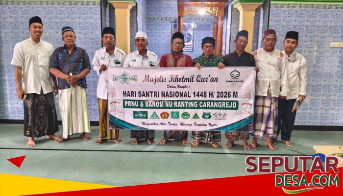 Perkuat Tradisi Qurani, PRNU Carangrejo Gelar Khotmil Quran di Enam Dusun Sambut Hari Santri 2026