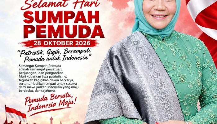 Ketua DPRD Grobogan Ucapkan Selamat Hari Sumpah Pemuda ke-98 Tahun 2026