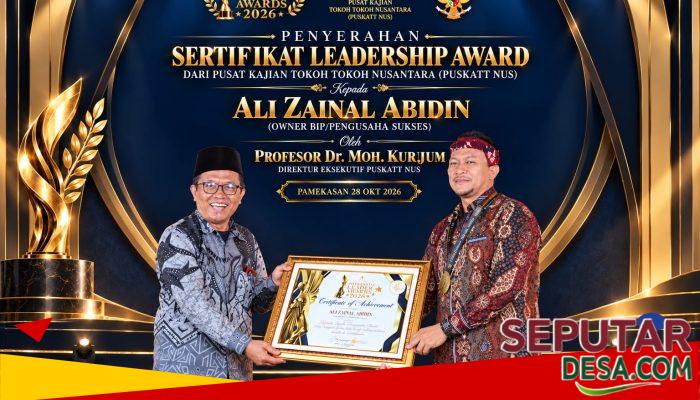 Dedikasi untuk Anak Yatim dan Duafa, Bang Ali Raih Influential Leader Awards 2026