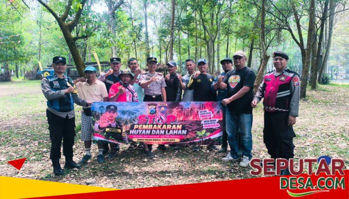 STOP Pembakaran Hutan dan Lahan, Kapolsek Bumiaji Pimpin Patroli di Tulungrejo