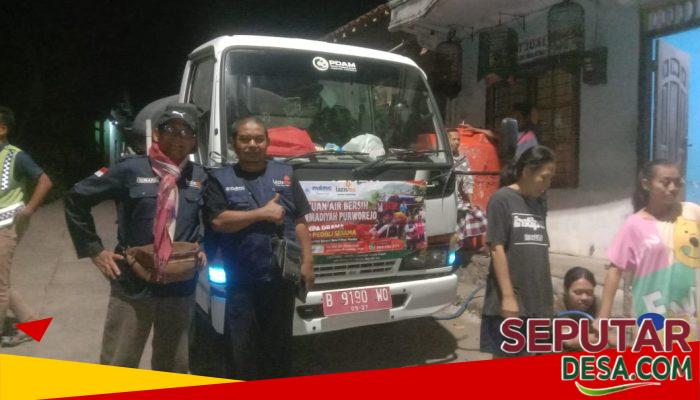 LAZISMU Purworejo Salurkan 8.000 Liter Air Bersih untuk Warga Jeketro yang Dilanda Kekeringan