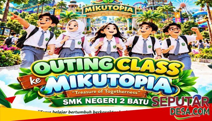 SMKN 2 Batu Ajak Siswa Belajar di Luar Kelas lewat Outing Class ke Mikutopia