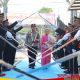 Tradisi Pedang Pora Warnai Penyambutan Kapolres Batu AKBP Panji Gedhe Prabawa